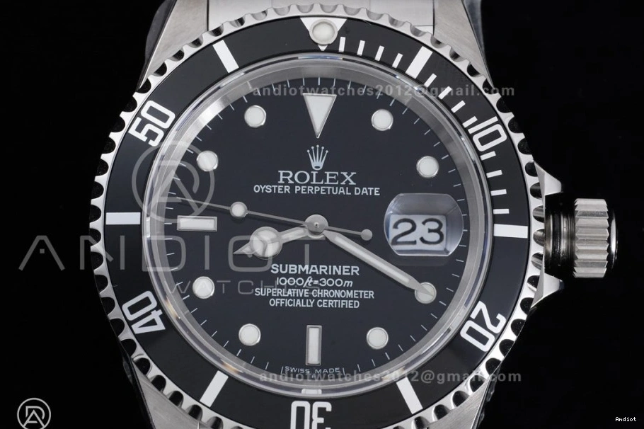 Edition SS 904L 16610 SH3135 on Rehaut Best TMF No Submariner Engraving LN Bracelet Black Steel 1:1 0519